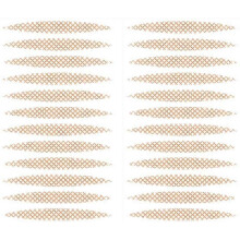 20 Sheets/400 Pairs Single-Sided Invisible Single-Sided Lace Double Eyelid Sticker Naturally Waterproof Eyelid Tape Makeup Tool