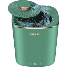 Mini Washing Machine,Portable Full-Automatic Camping Washing Machine,2.5 L Turbo Compact Washing Machine,with Sterilization,Removes Dirt
