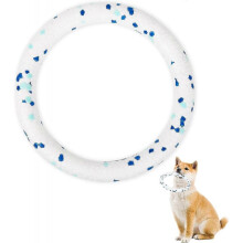 Dog Toys Ring,Dog Flying Ring Toys,Outdoor Fitness Floating Flying Dog Toys,Rubber Dog Chew Toys Ring,Dog Interactive Training Ring for Medium (Blue)