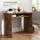Homcom (Brown) HOMCOM Computer Desk Writing Table Study Workstation Storage 4