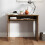 Homcom (Brown) HOMCOM Computer Desk Writing Table Study Workstation Storage 8