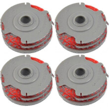 4 X Trimmer Trimmer Coil Amp; Line Dual Autofeed Compatible Flymo Fly021
