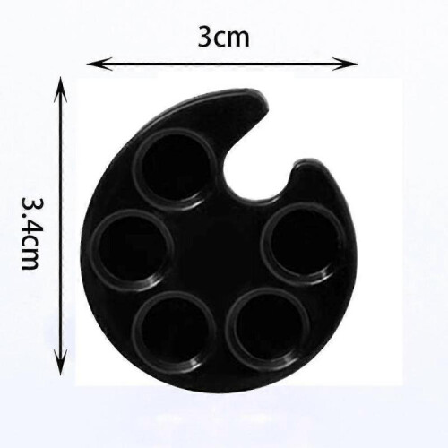 Nail Art Tools Mini Ring Tray Palette Nail Polish Glue Container Manicure Tools 1