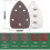 Sanding Triangles, Sanding Sheet for Sander, Sandpaper Of Triangles, Compatible 5