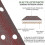 Sanding Triangles, Sanding Sheet for Sander, Sandpaper Of Triangles, Compatible 3