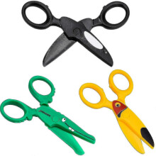 3 Pcs Kids Safety Scissors Art Craft Scissors Set Cute Animal Toddlers Training Scissors for Kids And Students