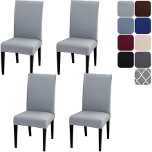 Stretch Chair Covers Set Of 4 Or 6, Universal Dining Chair Cover Removable