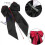 Solid Ribbon Long Silk Satin Tail Bow Hair Clips 2 Pieces 2
