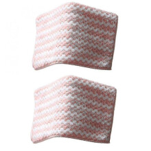 2pcs Kitchen Anti-grease Thickening Wiping Rags Household Absorbent Microfiber Soft Cleaning Cloth Table Dishcloths