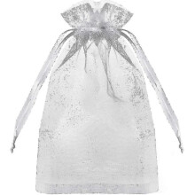 50pcs 10x15 Cm Premium Sheer Organza Bags Wedding Favor Bags with Drawstring Jewelry Gift Bags