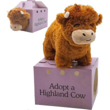 Adopt a Highland Cow Legend Plushie Cute Animal Dolls Soft Cuddle Cushion Stuffed Toys for Kids Adults Birthday Gifts