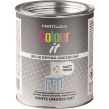 300ML WHITE UNDERCOAT PAINT MATT FINISH QUICK DRYING UNDERCOAT
