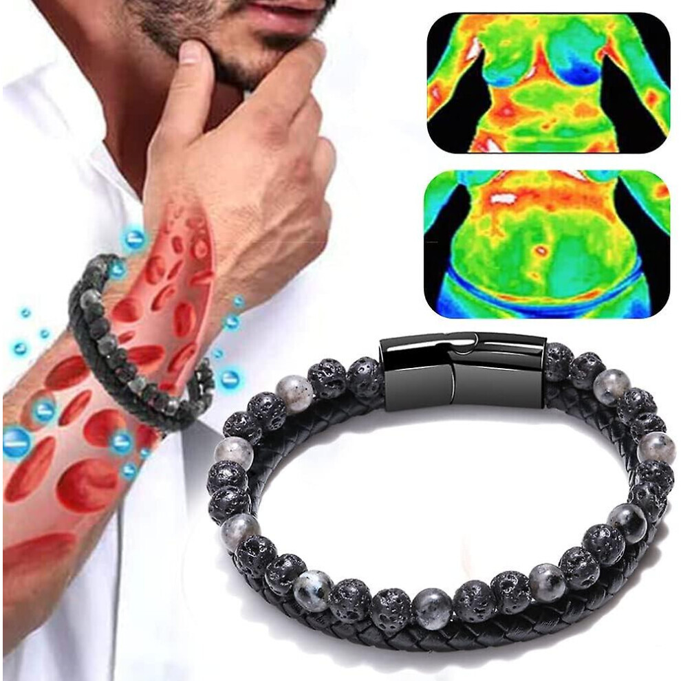 (Noir Gris, Bracelets de perles umanic pro Maxhematie, Bracelets de perles humanic Maxhematie, Bracelet