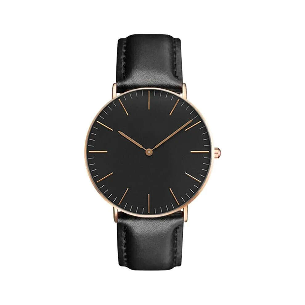 (noir or rose) Montre de luxe pour femme Montres pour femmes Montre à strass tendance pour dames