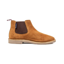 (UK Size 9) Ben Sherman Garcia Men's Suede Retro Smart Classic Slip-On Chelsea Ankle Boots