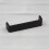 (128mm Handle) Matt Black Cupboard Handles Square D-Bar 4
