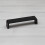 (128mm Handle) Matt Black Cupboard Handles Square D-Bar 3