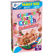 Cinnamon Toast Crunch Strawberry Cereal Family Size (532g)
