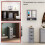 (Grey) Priano 4 Drawer Freestanding Storage Bathroom Unit 14