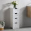 (White) Priano 4 Drawer Freestanding Storage Bathroom Unit 1