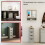 (Grey & Oak) Priano 4 Drawer Freestanding Storage Bathroom Unit 14