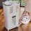 (Default) Lushhub 3 Compartment Laundry Baskets Laundry Sorter Rolling Laundry Hamper Organiser Plastic Lightweight Smooth - White 7