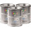 3 x 300ML WHITE UNDERCOAT TIN PAINT MATT FINISH QUICK DRYING 2