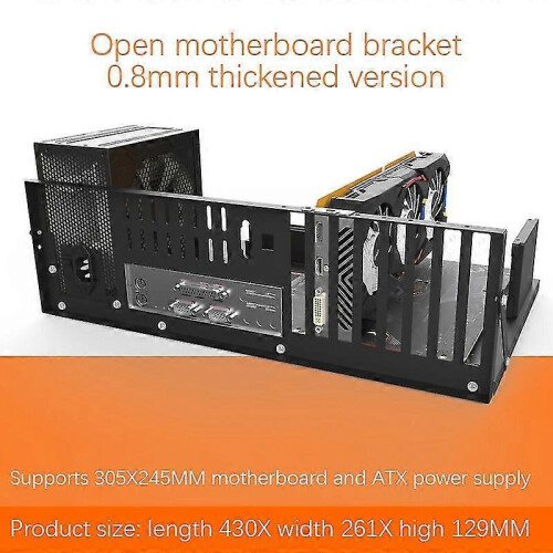 Mining Frame Mining Rig Case Support Itx/ Mini Atx for 8 Gpu(atx) 1