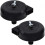 2 Piece Compressor Filters, 16mm 3/8pt Male Thread Silent Compressor for Air Compressor (Black) 1