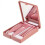 Easy-taken Travel Makeup Brush Set, 5pcs Mini Complete Function Cosmetic Brushes Kit with Mirror 5