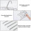 White Multiple Trouser Hanger, 2 Pieces Trouser Hangers Space Saving Hanger, Magic Multi Hanger Storage 5