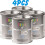 4 x 300ML WHITE UNDERCOAT TIN PAINT MATT FINISH QUICK DRYING 1