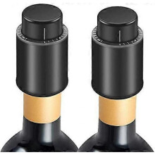 2 Pcs Bottle Stopper for Champagne/Wine - Champagne Stoppers Vacuum with Date Marker, Reusable