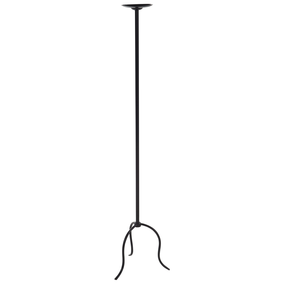 Candle Holder ALMADA Metal 118 cm Black