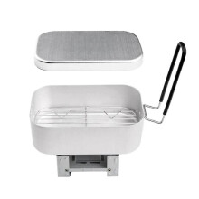 Japanese Style Aluminum Lunch Box Old-fashioned Outdoor Portable Kitchenware Set