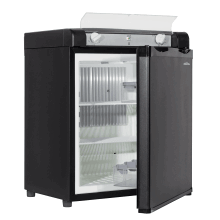 3 Way Fridge, Gas/12V/230V, 40L, for Camping, Motorhome, Truck - Black - DL158