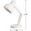 2 Pack LED Mini Desk Lamp Foldable Night Reading Light for Home Room Computer Night Light Goggles 2