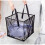 Pop Up Laundry Baskets - Mesh Collapsible Laundry Hampers Storage with Handle - Foldable for Washing Storage(Black) 2