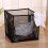 Pop Up Laundry Baskets - Mesh Collapsible Laundry Hampers Storage with Handle - Foldable for Washing Storage(Black) 3