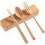Wood Cutlery Set Chopsticks Spoon Fork Kit with Case Reusable Tableware Camping Flatware 1