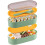 Japanese Bento Box Adult Lunch Box,stackable 3 Layer Bento Box with Sauce Container 1