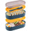 Japanese Bento Box Adult Lunch Box,stackable 2 Layer Bento Box with Sauce Container 1