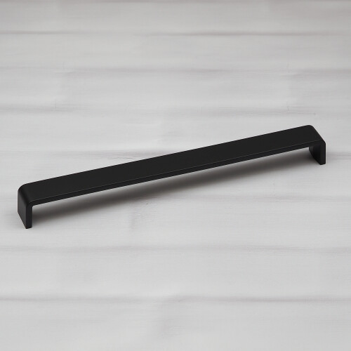 (288mm Handle) Matt Black Cupboard Handles Square D-Bar 2