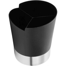Straw Holder for Countertop, Stainless Steel Drinking Straw Dispenser Forks Spoon Holder Organizer