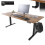 AREBOS AREBOS electrically height-adjustable desk 160x80 cm | Memory function | Adjustable computer desk 72-118 cm | Standing desk | Stand-sit desk | Brown 1