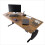 AREBOS AREBOS electrically height-adjustable desk 160x80 cm | Memory function | Adjustable computer desk 72-118 cm | Standing desk | Stand-sit desk | Brown 10