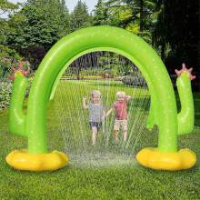 Inflatable Cactus Sprinkler Toys for Boys and Girls, Summer Outdoor Cooling Game Backyard Sprinkler