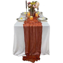 Cheesecloth Gauze Table Runner,Wedding Decor Arch Draping,Gauze Event Centerpiece Runner