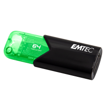 Emtec USB3.2 CLICK B110 64GB EASY GREEN