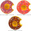 Inflatable Drink Holder, 12 PCS 8 Inches Donuts Floating Coasters 2